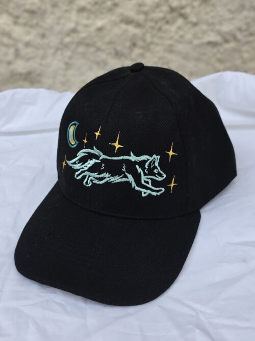 Casquette Noire - Modèle Renard Céleste